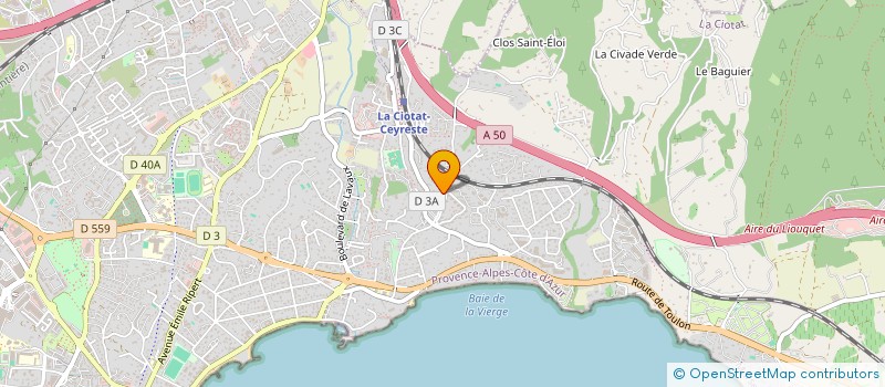 localisation de l'entreprise MONSIEUR MATTHIEU THOMAS à LA CIOTAT