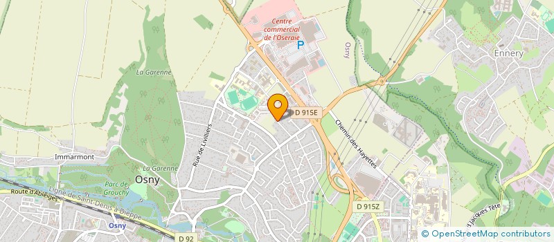 localisation de l'entreprise MONSIEUR MATTHIEU THYSSENS  OSNY