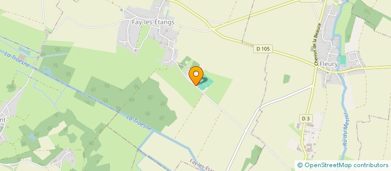 localisation de l'entreprise MONSIEUR MATTHIEU TISON  FAY-LES-ETANGS