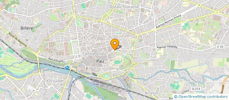 localisation de l'entreprise MONSIEUR MATTHIEU TISSERON à PAU