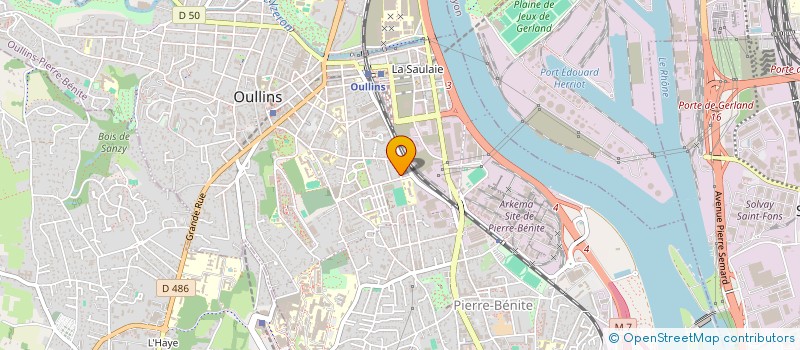 localisation de l'entreprise MONSIEUR MATTHIEU TRABONA  OULLINS-PIERRE-BENITE