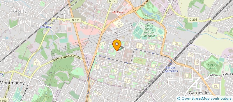 localisation de l'entreprise MONSIEUR MATTHIEU TRAMIS  SARCELLES