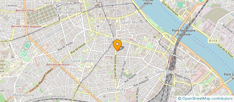 localisation de l'entreprise MONSIEUR MATTHIEU TRILLARD  BORDEAUX