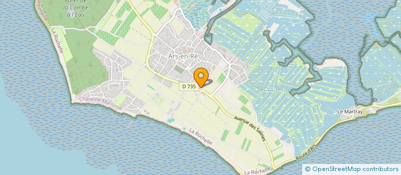 localisation de l'entreprise MONSIEUR MATTHIEU TRIPOLI  ARS-EN-RE