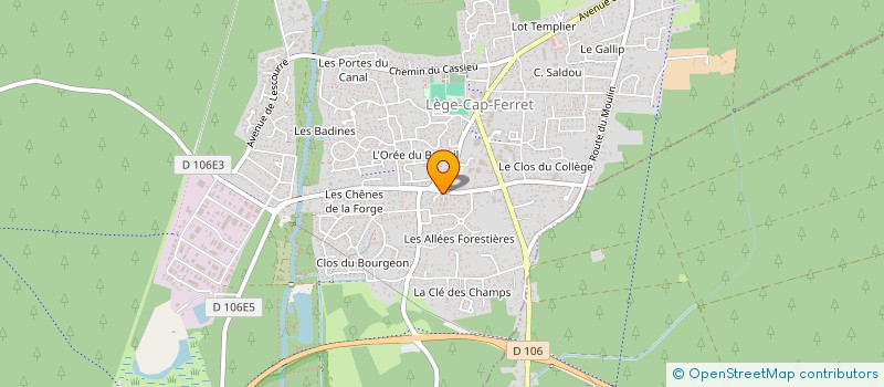 localisation de l'entreprise MONSIEUR MATTHIEU TROCOLI  LEGE-CAP-FERRET