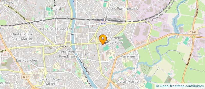 localisation de l'entreprise MONSIEUR MATTHIEU TROUVE à LAVAL