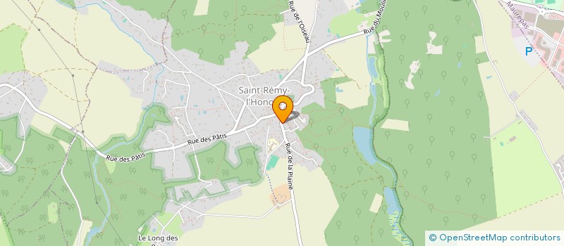 localisation de l'entreprise MONSIEUR MATTHIEU TURBIER à SAINT-REMY-L'HONORE