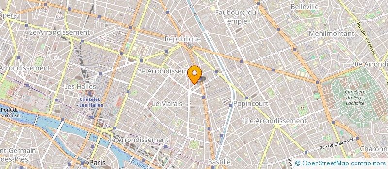 localisation de l'entreprise MONSIEUR MATTHIEU VACHON  PARIS