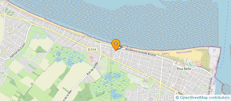 localisation de l'entreprise MONSIEUR MATTHIEU VADELORGE  OUISTREHAM