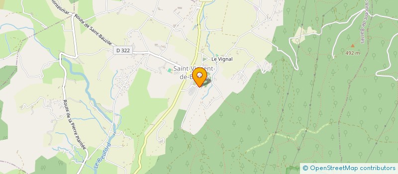 localisation de l'entreprise MONSIEUR MATTHIEU VALENTIN  SAINT-VINCENT-DE-BARRES