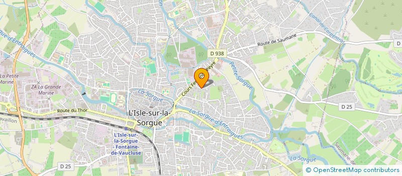 localisation de l'entreprise MONSIEUR MATTHIEU VALENTIN  L'ISLE-SUR-LA-SORGUE