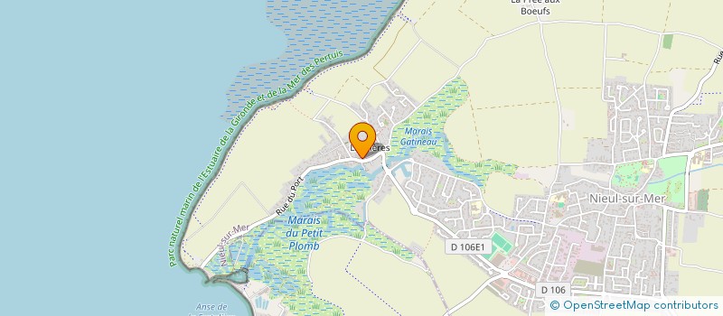 localisation de l'entreprise MONSIEUR MATTHIEU VALLEE  NIEUL-SUR-MER