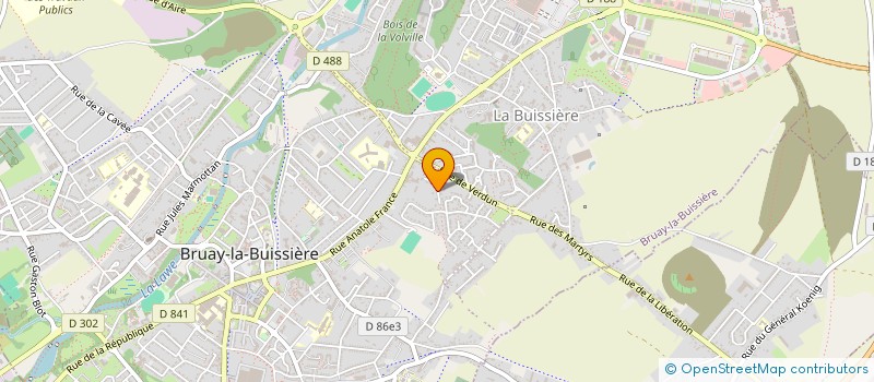 localisation de l'entreprise MONSIEUR MATTHIEU VALLERIE  BRUAY-LA-BUISSIERE