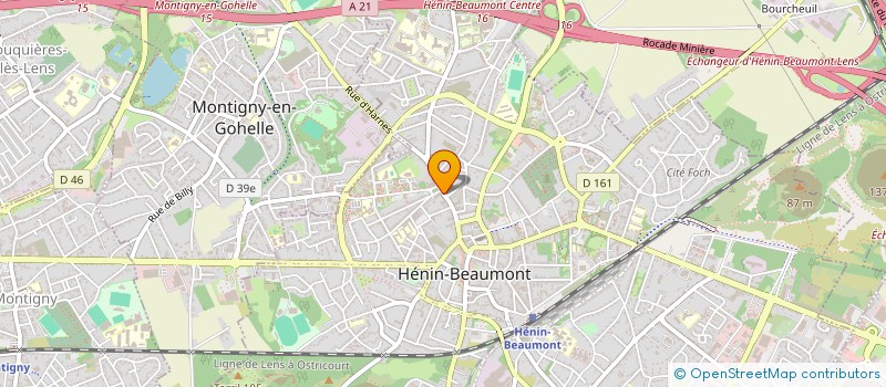 localisation de l'entreprise MONSIEUR MATTHIEU VAN BOGHOUTE à HENIN-BEAUMONT
