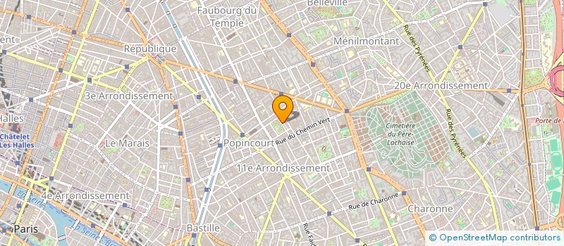 localisation de l'entreprise MONSIEUR MATTHIEU VANDENDRIESSCHE  PARIS