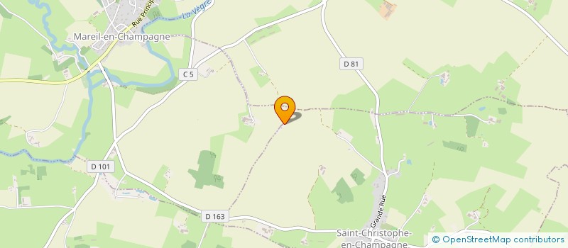 localisation de l'entreprise MONSIEUR MATTHIEU VANNIER  SAINT CHRISTOPHE EN CHAMPAGNE