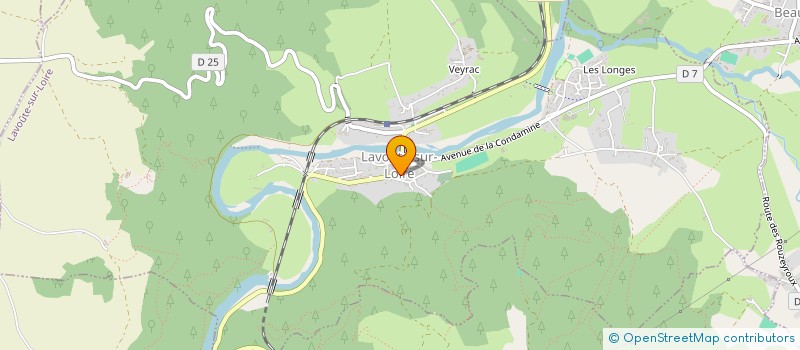 localisation de l'entreprise MONSIEUR MATTHIEU VASSELON  LAVOUTE-SUR-LOIRE