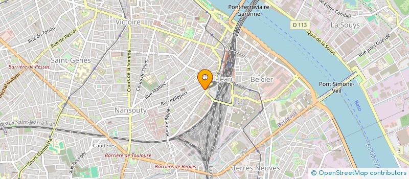 localisation de l'entreprise MONSIEUR MATTHIEU VASSEUR  BORDEAUX