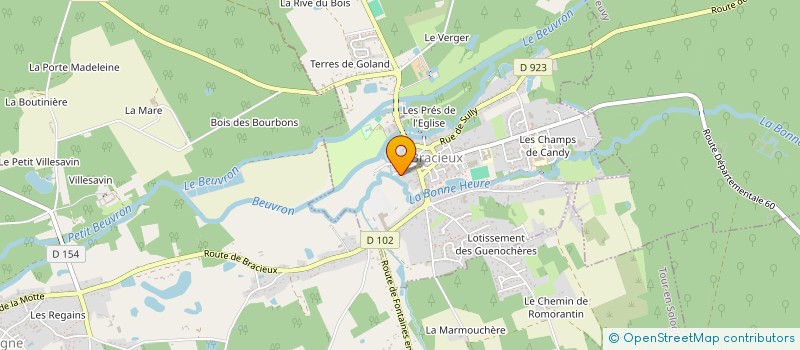 localisation de l'entreprise MONSIEUR MATTHIEU VATON à BRACIEUX