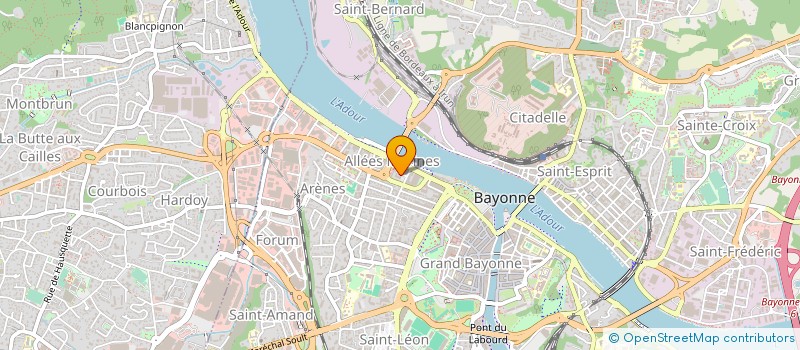 localisation de l'entreprise MONSIEUR MATTHIEU VERDOUX à BAYONNE