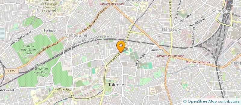 localisation de l'entreprise MONSIEUR MATTHIEU VERTEN à TALENCE