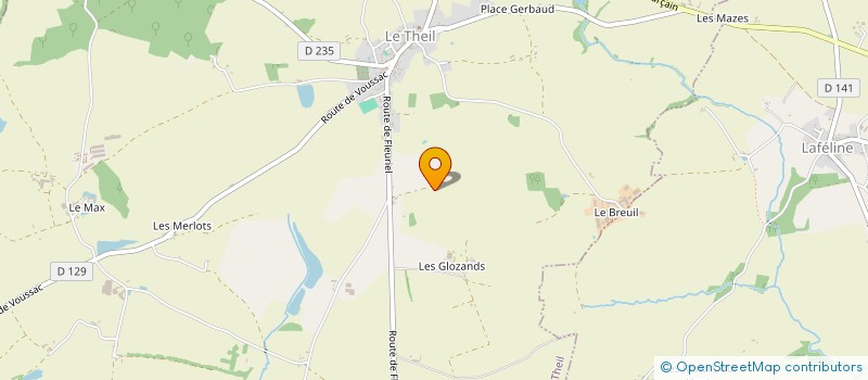 localisation de l'entreprise MONSIEUR MATTHIEU VEYRES-DESBONNETS  CRESSANGES