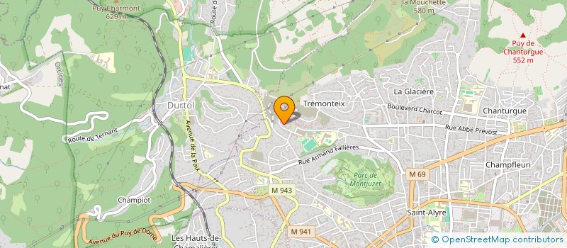 localisation de l'entreprise MONSIEUR MATTHIEU VIALLEIX  CLERMONT-FERRAND