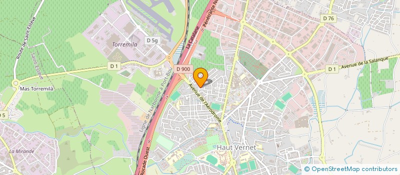 localisation de l'entreprise MONSIEUR MATTHIEU VIDOT à PERPIGNAN