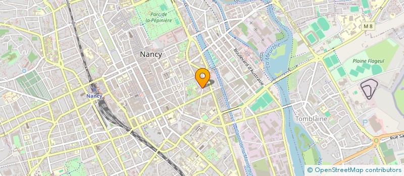 localisation de l'entreprise MONSIEUR MATTHIEU VIELLARD  NANCY