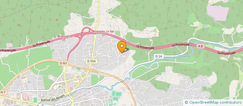 localisation de l'entreprise MONSIEUR MATTHIEU VIGNAL  LA CELLE