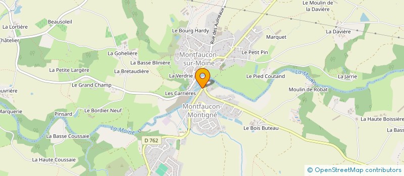 localisation de l'entreprise MONSIEUR MATTHIEU VIGNERON  SEVREMOINE