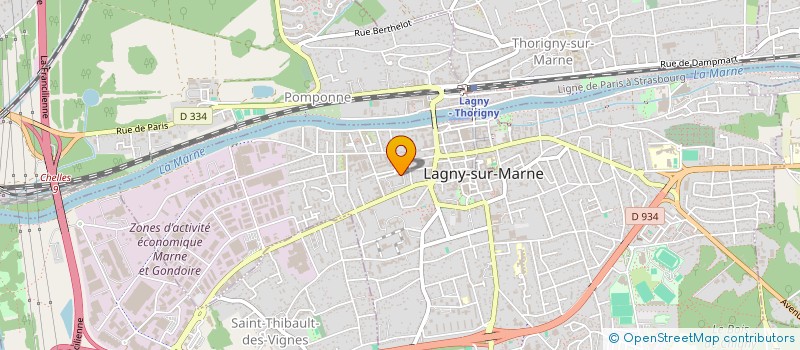 localisation de l'entreprise MONSIEUR MATTHIEU VIGNOT  LAGNY-SUR-MARNE