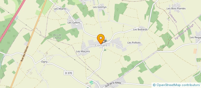 localisation de l'entreprise MONSIEUR MATTHIEU VINCENT à CORNANT