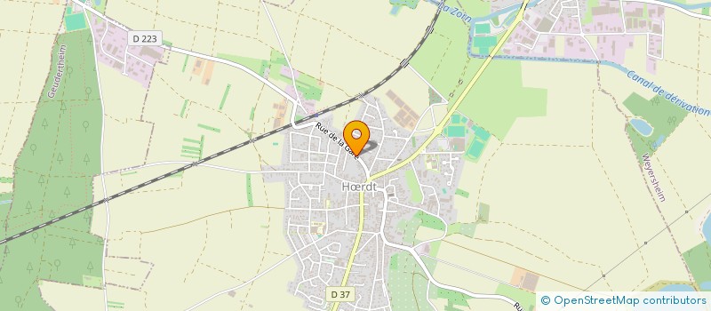 localisation de l'entreprise MONSIEUR MATTHIEU WEISS  HRDT