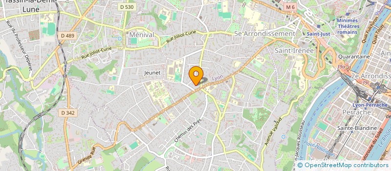 localisation de l'entreprise MONSIEUR MATTHIEU WIART à LYON