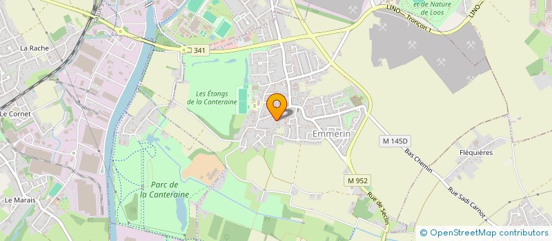 localisation de l'entreprise MONSIEUR MATTHIEU WIPLIE  EMMERIN