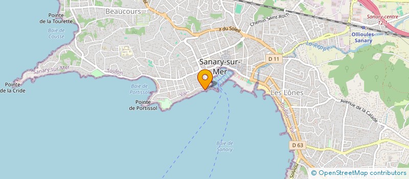 localisation de l'entreprise MONSIEUR MATTHIEU WYART à SANARY-SUR-MER