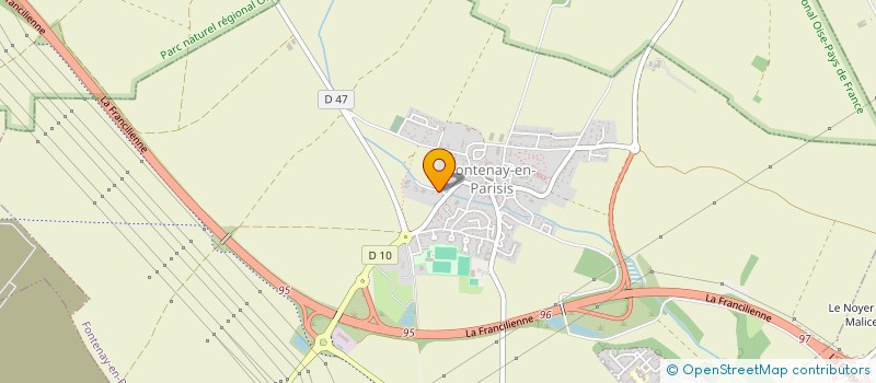 localisation de l'entreprise MONSIEUR MATTHIEU-XAVIER MEIGNEN  LES HERBIERS