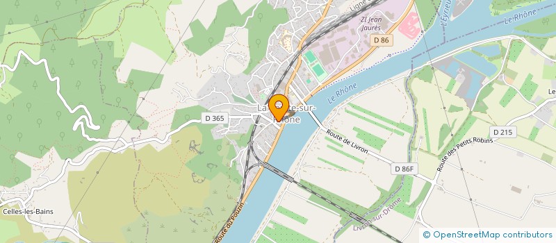 localisation de l'entreprise MONSIEUR MATTHIEU YANEZ à LA VOULTE-SUR-RHONE