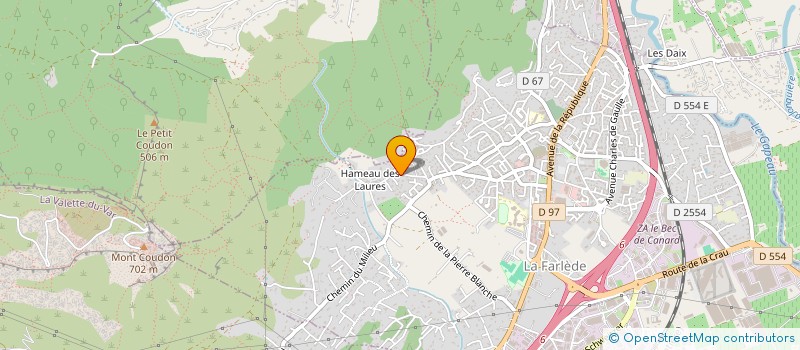 localisation de l'entreprise MONSIEUR MATTHIEU ZERBONIA  LA FARLEDE