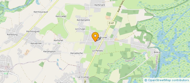 localisation de l'entreprise MONSIEUR MATTHIS HOUGARD  SAINT-LYPHARD