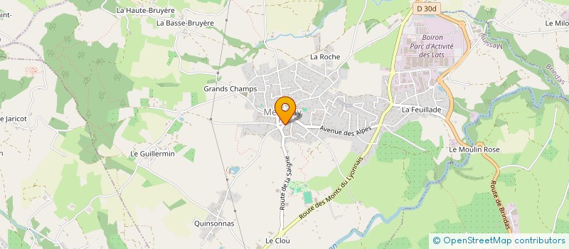 localisation de l'entreprise MONSIEUR MATTHIS JACQUEMOT à MESSIMY