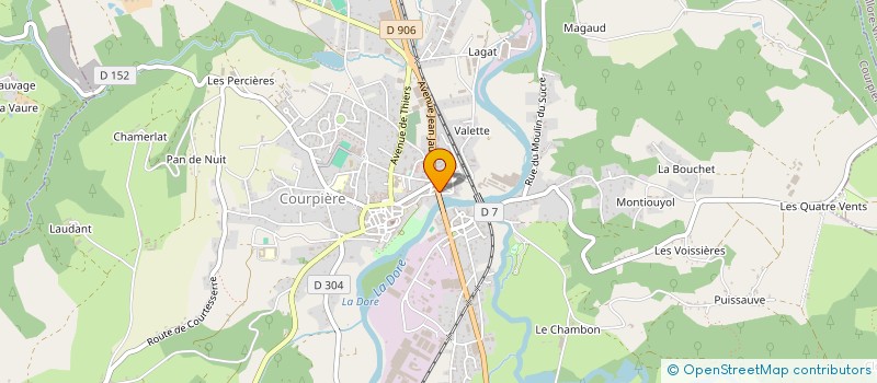 localisation de l'entreprise MONSIEUR MATTHIS JURY  COURPIERE