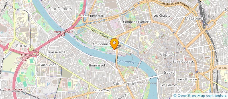 localisation de l'entreprise MONSIEUR MATTHIS LASNE  TOULOUSE