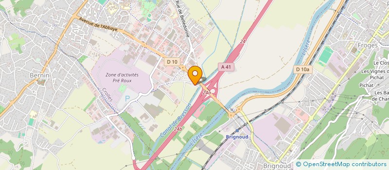 localisation de l'entreprise MONSIEUR MATTHIS OLLIERIC  CROLLES