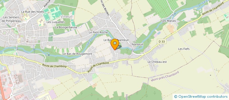 localisation de l'entreprise MONSIEUR MATTHIS PARRUITTE  VINEUIL