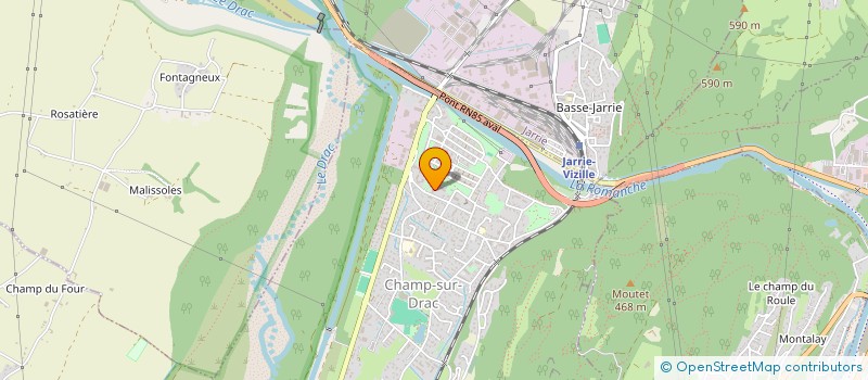 localisation de l'entreprise MONSIEUR MATTHIS PELLERIN  CHAMP-SUR-DRAC