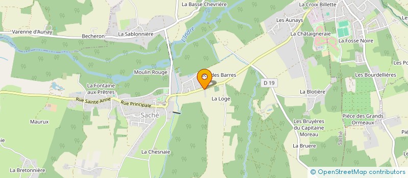 localisation de l'entreprise MONSIEUR MATTHIS VERGNEAU  SACHE