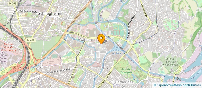 localisation de l'entreprise MONSIEUR MATTI WUORI à STRASBOURG