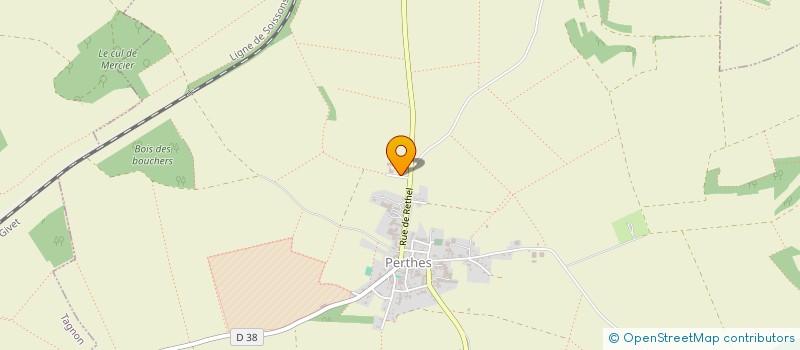 localisation de l'entreprise MONSIEUR MATTIA CAPITTINI  PERTHES